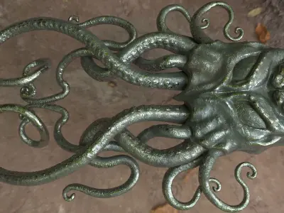 Cthulhu door knocker 3D model