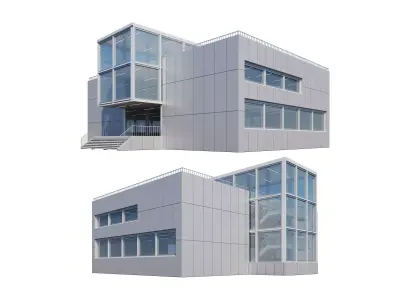 Modern building 001 3D model