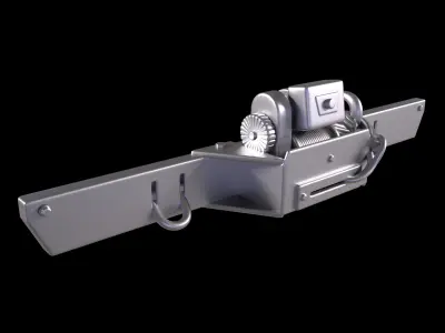 Jeep Kaiser Front Bumper 3D print model