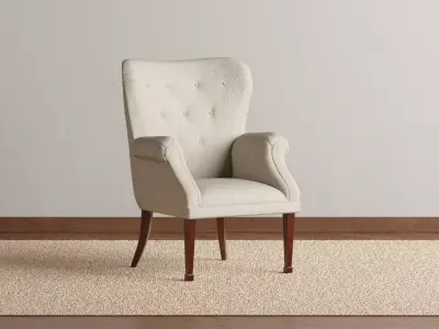 Isaia Wing Armchair 3D model
