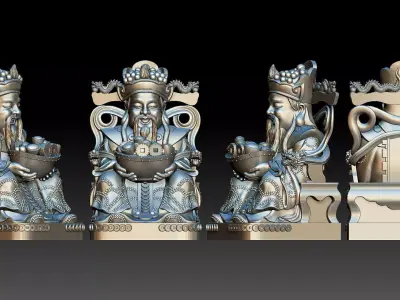 god of Wealth  3D print model