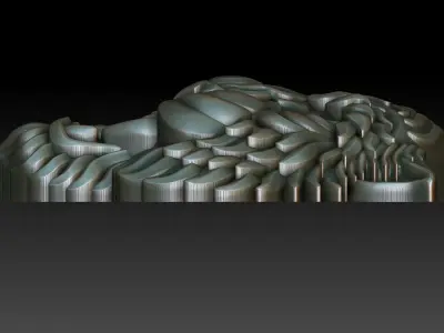 Tiger pendant 2 3D print model