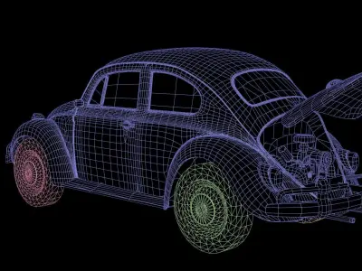 Bettle vw beetle 3D model