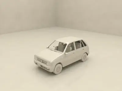 Suzuki Mehran 3D Low-poly 3D model