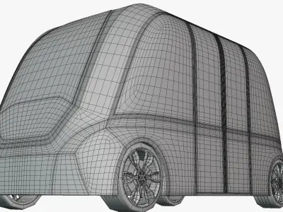 Minibus generic V 3D model