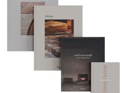 Set of Books 01 3D model