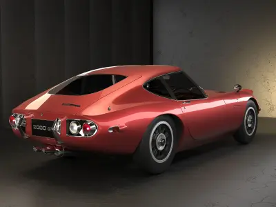 Toyota 2000 GT 3D model
