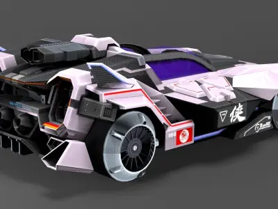 Race Car 3d Model  3D model