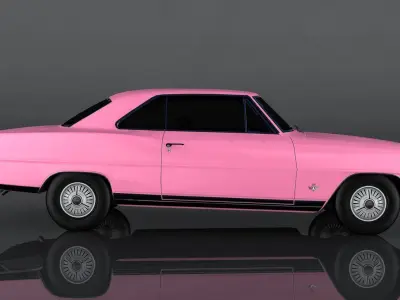 Chevrolet Nova SS Low-poly 3D model