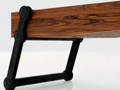 Restoration Hardware Kinetic Narrow Coffee Table 3D model