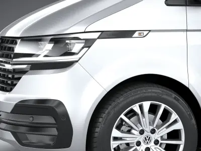Volkswagen Transporter T6-1 Panelvan 2020 3D model