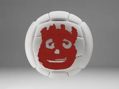 volleyball  Low-poly 3D model