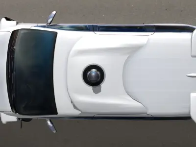 Waymo self driving car Chrysler Pacifica Hybrid Low-poly 3D model