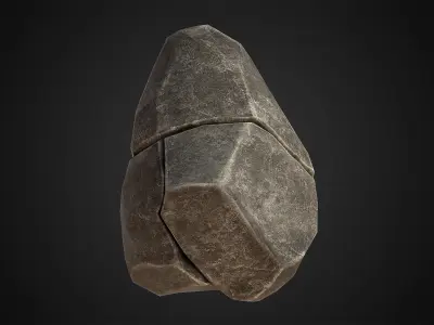 Rock - Menhir Free low-poly 3D model