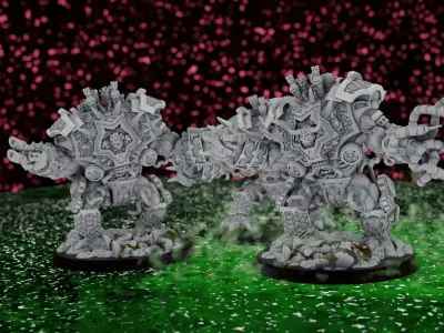 The Harvesters - Hellforged Brutes 3D print model