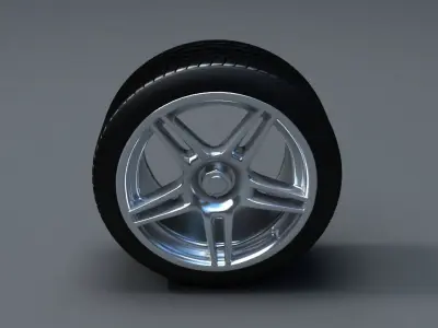 Car rim 3D model