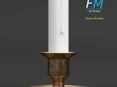 Candle holder 3D model shop