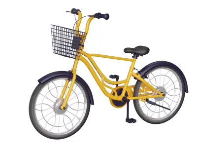 Bicycle Low-poly 3D model