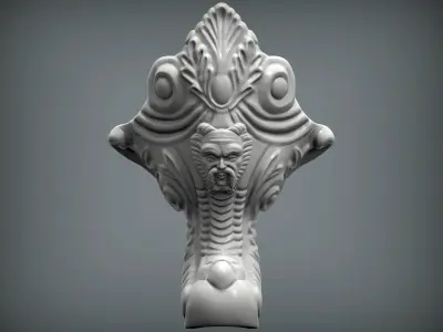 Furniture leg 3D print model