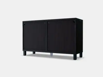 BESTA Storage combination with doors 15 Low-poly 3D model