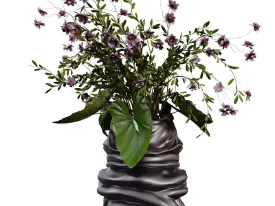 Vase with Female Figure Design 759 3D model