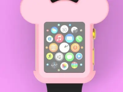 Mickey Mouse Apple Watch Ears Case Cover 38mm 3D print model