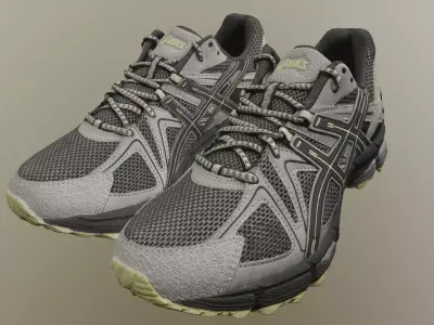 ASICS GEL KAHANA 8 SHOES PBR Low-poly 3D model