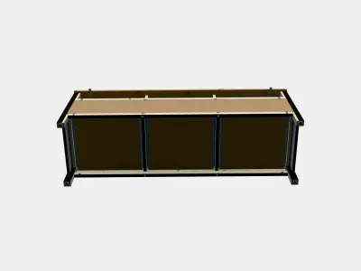 HEMNES TV bench 3D model