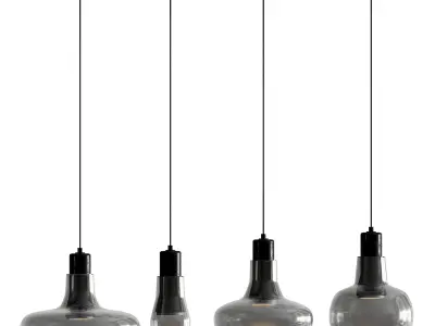 Loft Industrial Decoration Lamp 3D model