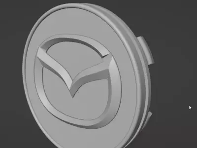 Wheel Cup Mazda for Car 3D print model