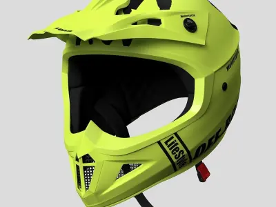Helmet Off-Road 3D model