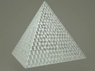 Abstract Geometric Pyramid 3D model
