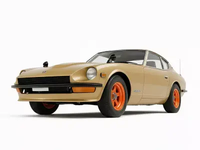 Nissan Fairlady Z Datsun 240Z Low-poly 3D model