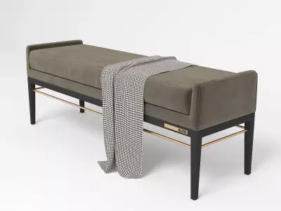 Luxury Ellitia Bench 3D model
