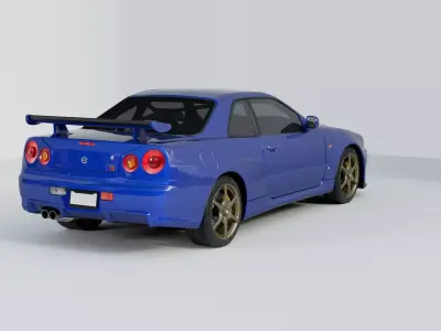 Nissan GT-R R34 3D model