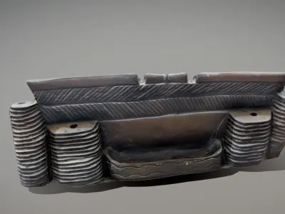 Name Tag furniture Free low-poly 3D model