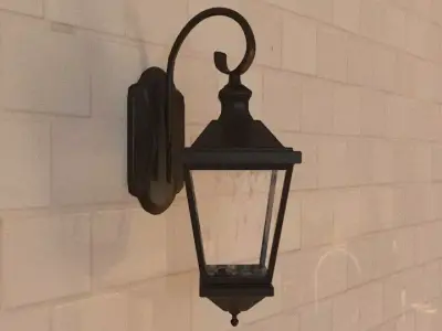 Door Lamp Light 3D model