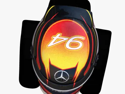 Wehrelin Helmet 2016 Low-poly 3D model