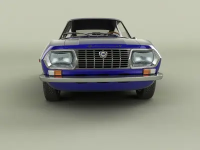 Lancia Fulvia Sport Zagato 3D model