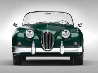 Jaguar XK150 1957-1961 3D model
