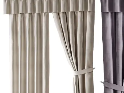 Curtains 03 3D model