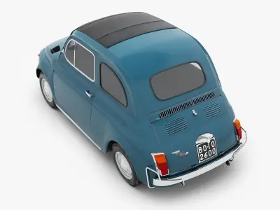 Fiat 500 L 1968-72 3D model