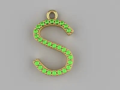 Diamond s Pendant Gold Silver Platinum Luxury Jewelry 3D print model