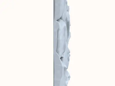 Stone wall 191 3D model