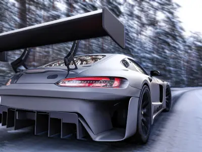 GT3 AMG 2020 3D model