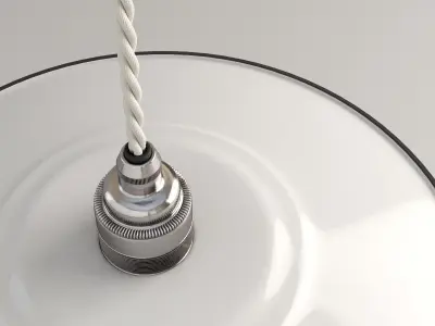 Pendant Lamp Enamel 3D model