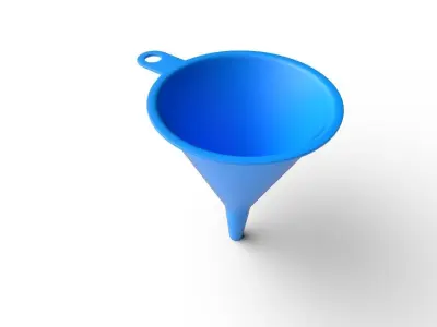 Funnel  M01 Low-poly 3D model