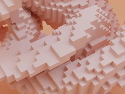 Abstract Model V13 Low-poly 3D model