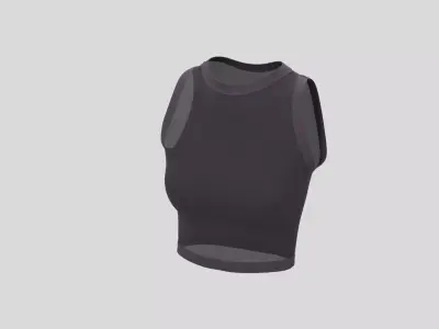 Modern Blouse 3D model
