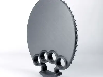 Fair Play - tennis table - ping pong 3D printed racket 3D print model